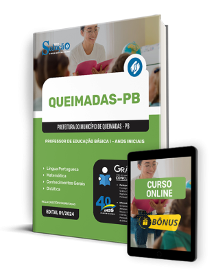 Apostila Prefeitura de Queimadas - PB 2024 - Professor de Educação Básica I - Anos Iniciais e Professor de Educação Básica I - Educação Infantil - Imagem 1