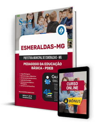 Apostila Prefeitura de Esmeraldas - MG 2024 - Pedagogo da Educação Básica - PDEB