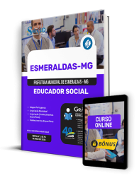 Capa Apostila Prefeitura de Esmeraldas - MG 2024 - Educador Social