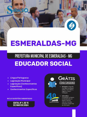 Apostila Prefeitura de Esmeraldas - MG 2024 - Educador Social - Imagem 3