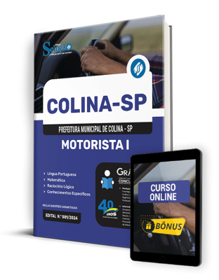 Apostila Prefeitura de Colina - SP 2024 - Motorista I - Imagem 1