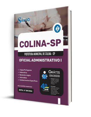 Apostila Prefeitura de Colina - SP 2024 - Oficial Administrativo I - Imagem 2