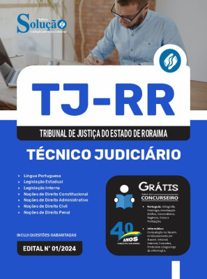 Apostila TJ-RR 2024 - Técnico Judiciário - Imagem 3