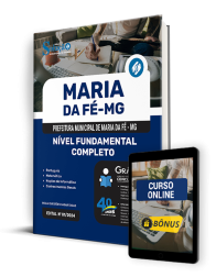 Capa Apostila Prefeitura de Maria da Fé - MG 2024 - Nível Fundamental Completo