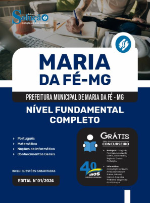 Apostila Prefeitura de Maria da Fé - MG 2024 - Nível Fundamental Completo - Imagem 3