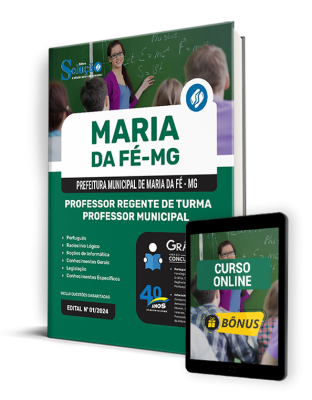 Apostila Prefeitura de Maria da Fé - MG 2024 - Professor Regente de Turma - Professor Municipal