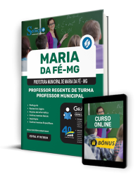 Capa Apostila Prefeitura de Maria da Fé - MG 2024 - Professor Regente de Turma - Professor Municipal