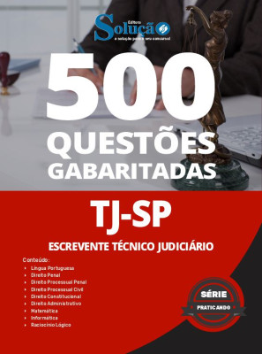 Caderno de Questões TJ-SP - Escrevente Técnico Judiciário - 500 Questões Gabaritadas - Imagem 2