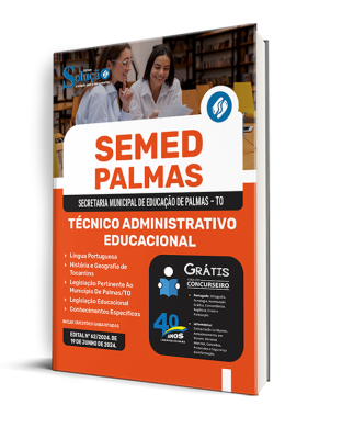 Apostila SEMED Palmas - TO 2024 - Técnico Administrativo Educacional - Imagem 2