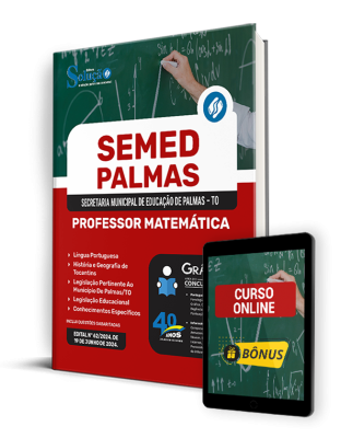 Apostila SEMED Palmas - TO 2024 - Professor Matemática - Imagem 1