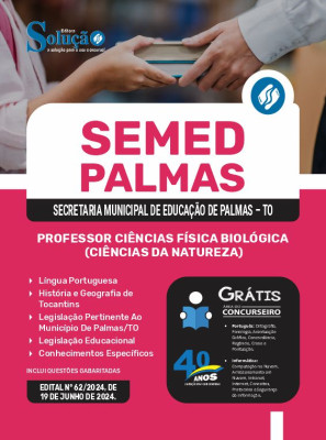 Apostila SEMED Palmas - TO 2024 - Professor Ciências Física Biológica (Ciências da Natureza) - Imagem 3