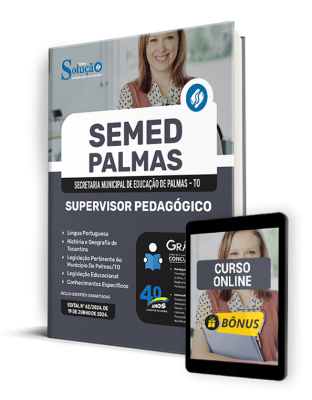 Apostila SEMED Palmas - TO 2024 - Supervisor Pedagógico - Imagem 1