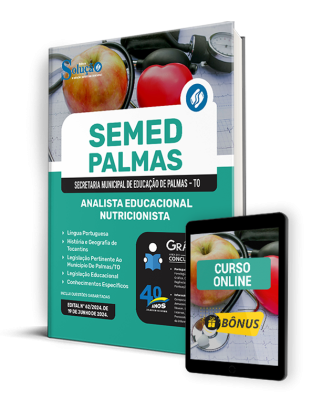 Apostila SEMED Palmas - TO 2024 - Analista Educacional Nutricionista - Imagem 1