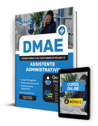 Capa Apostila DMAE Porto Alegre - RS 2024 - Assistente Administrativo
