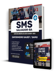 Capa Apostila SMS Salvador 2024 - Enfermeiro SAUEF/SAMU