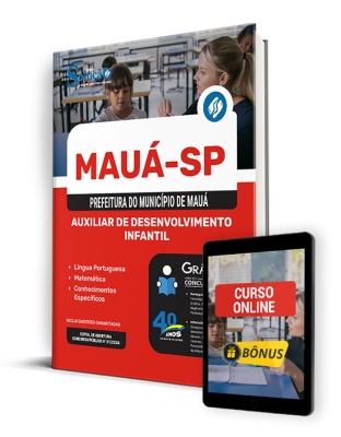 Apostila Prefeitura de Mauá - SP 2024 - Auxiliar de Desenvolvimento Infantil - Imagem 1