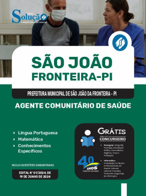 Apostila Prefeitura de São João da Fronteira - PI 2024 - Agente Comunitário de Saúde - Imagem 3