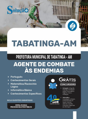 Apostila Prefeitura de Tabatinga - AM 2024 - Agente de Combate às Endemias - Imagem 3