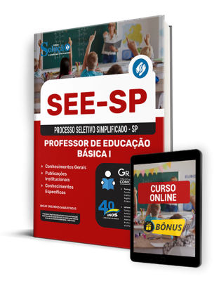 Apostila Processo Seletivo Simplificado SEE-SP 2024 - Professor de Educação Básica I - Imagem 3