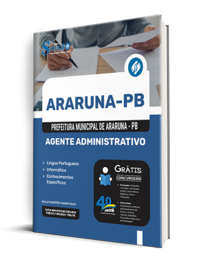 Apostila Prefeitura de Araruna - PB 2024 - Agente Administrativo - Imagem 2