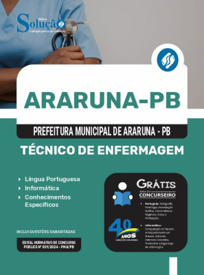 Apostila Prefeitura de Araruna - PB 2024 - Técnico de Enfermagem - Imagem 3