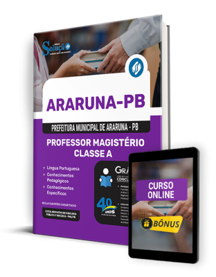 Apostila Prefeitura de Araruna - PB 2024 - Professor Magistério Classe A - Imagem 1