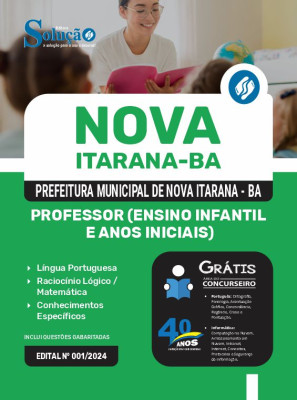 Apostila Prefeitura de Nova Itarana - BA 2024 - Professor (Ensino Infantil e Anos Iniciais) - Imagem 3