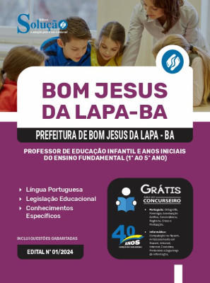 Apostila Prefeitura de Bom Jesus da Lapa - BA 2024 - Professor de Educação Infantil e Anos Iniciais do Ensino Fundamental (1º ao 5º Ano) - Imagem 3