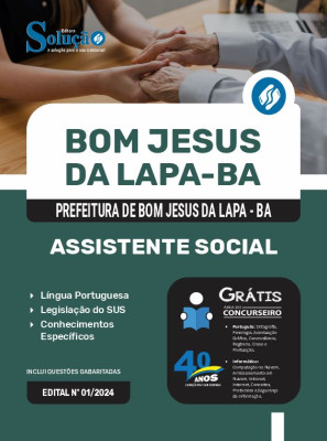 Apostila Prefeitura de Bom Jesus da Lapa - BA 2024 - Assistente Social - Imagem 3