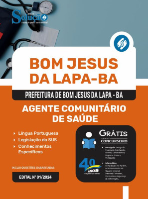 Apostila Prefeitura de Bom Jesus da Lapa - BA 2024 - Agente Comunitário de Saúde - Imagem 3