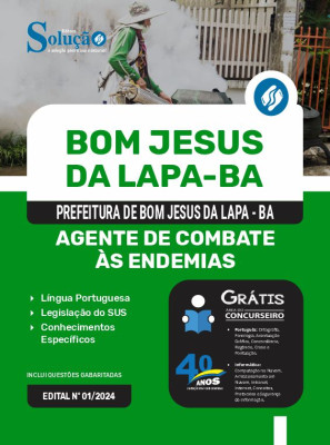 Apostila Prefeitura de Bom Jesus da Lapa - BA 2024 - Agente de Combate às Endemias - Imagem 3