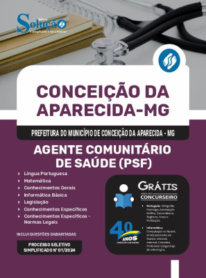 Apostila Prefeitura de Conceição da Aparecida - MG 2024 - Agente Comunitário de Saúde (PSF) - Imagem 3