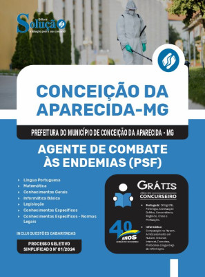 Apostila Prefeitura de Conceição da Aparecida - MG 2024 - Agente de Combate às Endemias (PSF) - Imagem 3