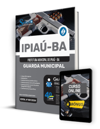 Capa Apostila Prefeitura de Ipiaú - BA 2024 - Guarda Municipal