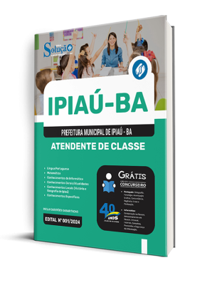 Apostila Prefeitura de Ipiaú - BA 2024 - Atendente de Classe - Imagem 2