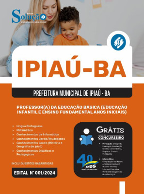 Apostila Prefeitura de Ipiaú - BA 2024 - Professor(a) da Educação Básica (Educação Infantil e Ensino Fundamental Anos Iniciais) - Imagem 3