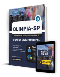 Capa Apostila Prefeitura de Olímpia - SP 2024 - Guarda Civil Municipal