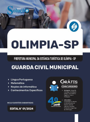 Apostila Prefeitura de Olímpia - SP 2024 - Guarda Civil Municipal - Imagem 3