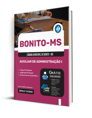 Apostila Câmara de Bonito - MS 2024 - Auxiliar de Administração I - Imagem 2