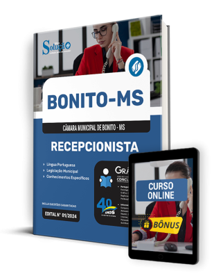 Apostila Câmara de Bonito - MS 2024 - Recepcionista