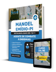 Capa Apostila Prefeitura de Manoel Emídio - PI 2024 - Agente de Combate a Endemias