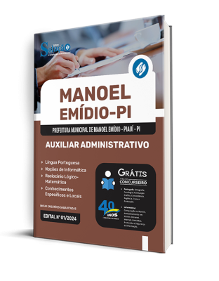 Apostila Prefeitura de Manoel Emídio - PI 2024 - Auxiliar Administrativo - Imagem 2