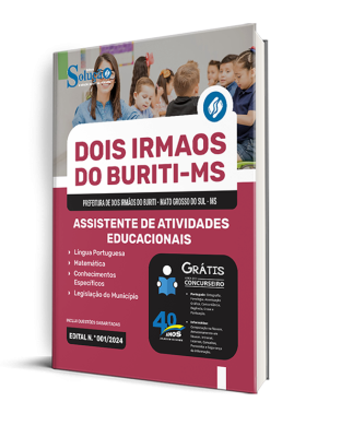 Apostila Prefeitura de Dois Irmãos do Buriti - MS 2024 - Assistente de Atividades Educacionais - Imagem 2