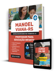 Capa Apostila Prefeitura de Manoel Viana - RS 2024 - Professor para Educação Infantil