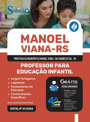 Apostila Prefeitura de Manoel Viana - RS 2024 - Professor para Educação Infantil - Imagem 3