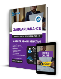 Capa Apostila Prefeitura de Jaguaruana - CE 2024 - Agente Administrativo