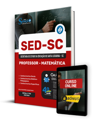 Apostila SED-SC 2024 - Professor - Matemática - Imagem 1