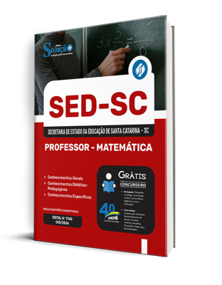 Apostila SED-SC 2024 - Professor - Matemática - Imagem 2