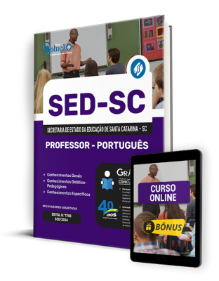 Apostila SED-SC 2024 - Professor - Português - Imagem 1