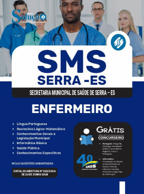 Apostila SMS Serra - ES 2024 - Enfermeiro - Imagem 3